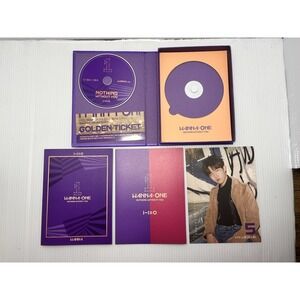 WANNA ONE CD 1-1=0 Nothing Without You NO‎ Photocard K-pop Album Golden Ticket